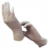 Перчатки латексные медицинские опудренные