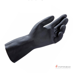 Перчатки латексные "Mapa Alto Plus 260" чёрные