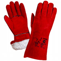 Краги спилковые «Трек» Утепленные