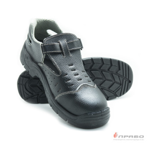 Сандалии закрытые мужские "Мастер Л S1" на подошве ПУ с МП чёрные