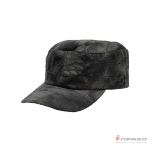 Кепи КМФ из ткани рип-стоп питон ночь