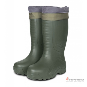 Сапоги мужские утеплённые ЭВА "Дюна Striker 2000НУ" оливковые (40 см)