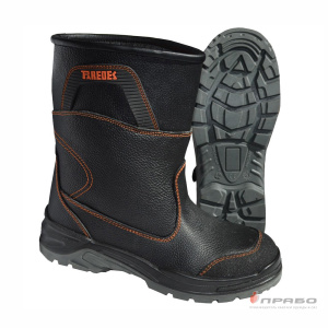 Сапоги Paredes с подошвой ПУ/ПУ, МП и МС чёрные (искусственный мех)