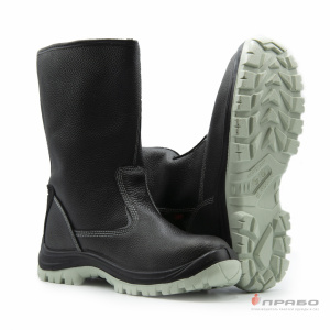 Сапоги "Скорпион-Зима-1204.1М", ПУ/ТПУ, МП, чёрные (искусственный мех)