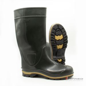 Сапоги мужские высокие трехцветные (арт. ПС 15-1) оливковый/жёлтый/чёрный