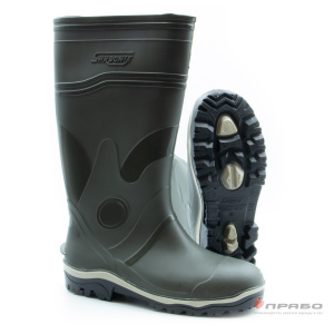 Сапоги мужские "Специалист" ПВХ МБС КЩС с МП/МС арт.165-05МПС (38 см) оливковые