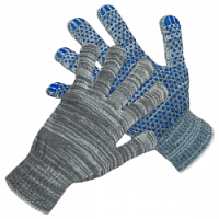 Перчатки хб с ПВХ Эконом 7,5 класс (уп.250 пар)