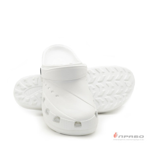 Сабо мужские из ЭВА с ремешком "Дюна 601/02М" белые