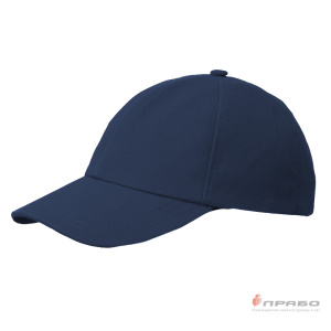 Бейсболка на липучке тёмно-синяя
