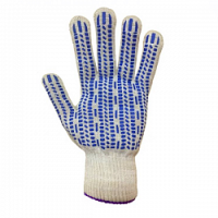 Перчатки хб с ПВХ (Р) 4-х н 7,5 класс Протектор (уп.200 пар)