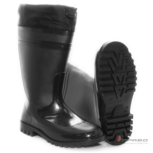 Сапоги мужские ПВХ арт.165-01Н чёрные (36 см с надставкой)