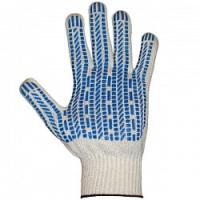 Перчатки хб с ПВХ Экстра 5-ти нитка "Протектор" 7,5 класс (уп.200 пар)