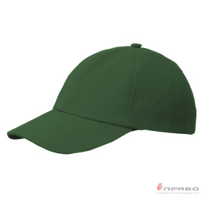 Бейсболка зелёная с жёстким козырьком