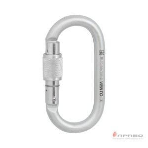 Карабин стальной овал с муфтой