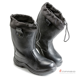 Сапоги "Викинг-Нитро-18РНМ-1", ПУ/нитрил, КП, чёрные (шерстин)