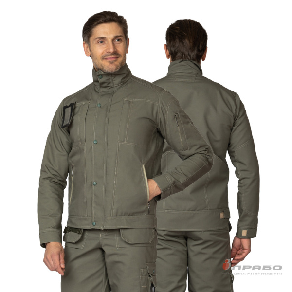 Костюм мужской "Викинг 2020" хаки (куртка и брюки)