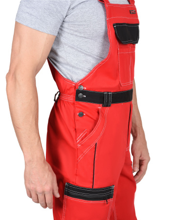 Полукомбинезон СИРИУС-ПРЕСТИЖ красный с чёрным