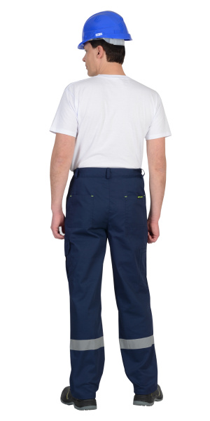 Брюки СИРИУС-БОСТОН  т. синий с васильковым