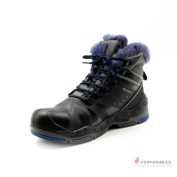 Ботинки "Б-М9" с подошвой ПУ/нитрил, КП и КС (натуральный мех)