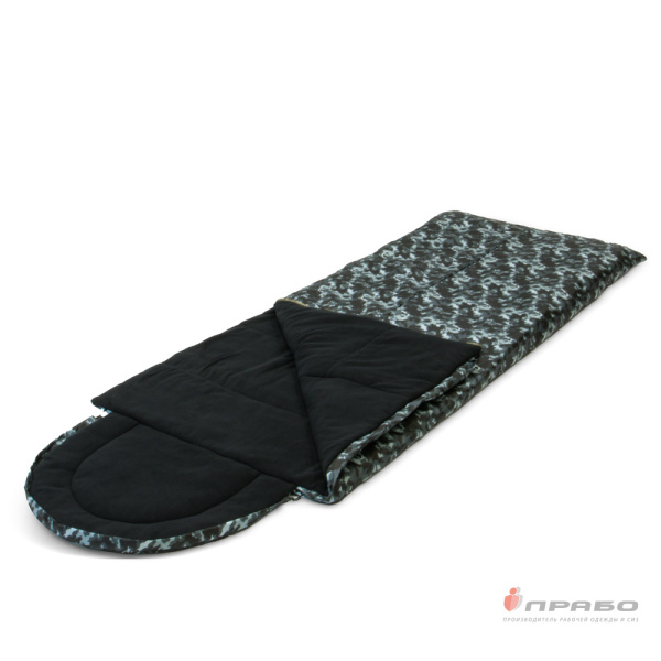 Мешок спальный туристический с двухслойным утеплителем и флисовой подкладкой, 90×200 см, до -30°С
