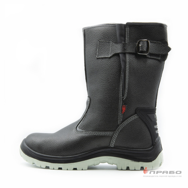 Сапоги "Скорпион-Зима-1204.1М", ПУ/ТПУ, МП, чёрные (искусственный мех)