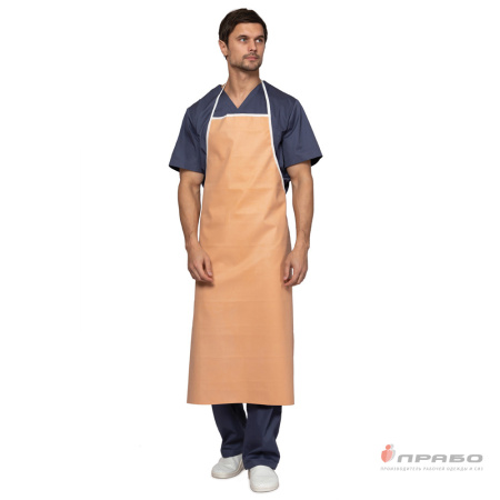 Фартук влагостойкий из медицинской клеенки универсальный