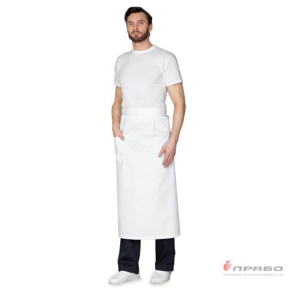 Передник поварской белый