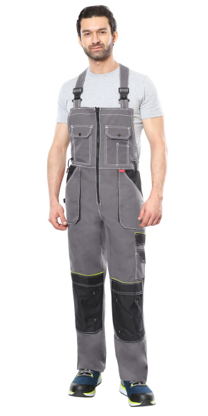 Полукомбинезон СИРИУС-АГАТ темно-серый с черным