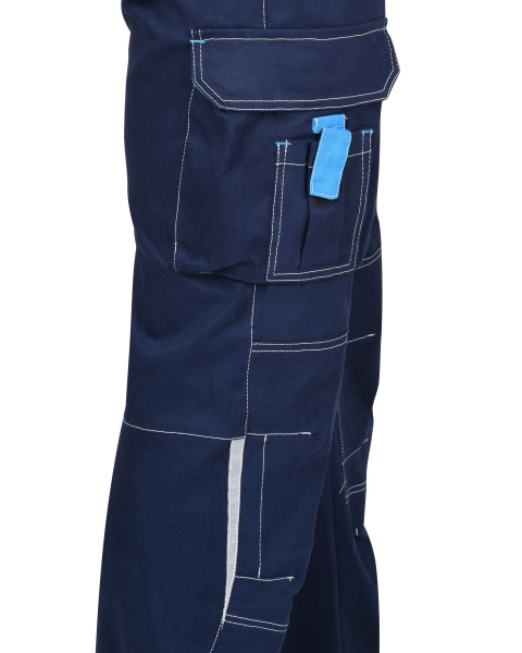 Полукомбинезон СИРИУС-ДЖЕТ синий с голубым тк. мех. стрейч с ВО