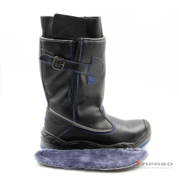 Сапоги "С-М10" с подошвой ПУ/нитрил, КП и КС (натуральный мех)