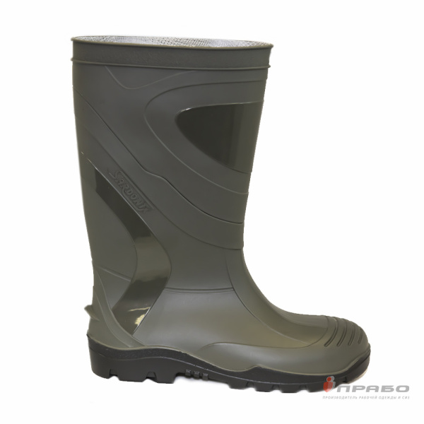Сапоги мужские ПВХ МБС КЩС "Sardonix 165-09МП" с МП оливковые (34 см)