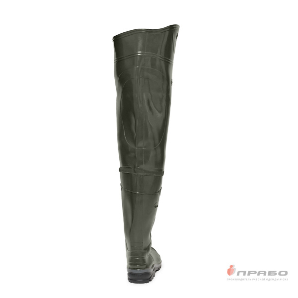Сапоги проходческие модель 163 НМ с металлическим подноском оливковые