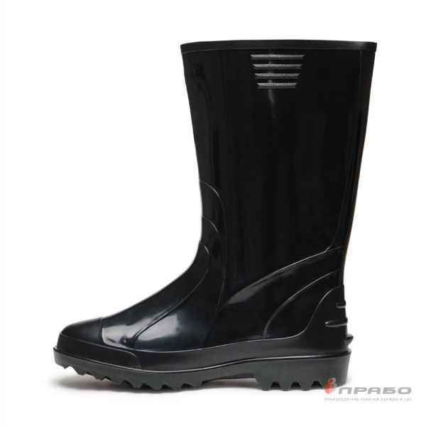 Сапоги мужские демисезонные ПВХ "Дюна 170" чёрные (34 см)