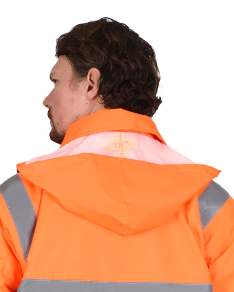Куртка СИРИУС-АТЛАС утепленная, фл. оранжевый, СОП
