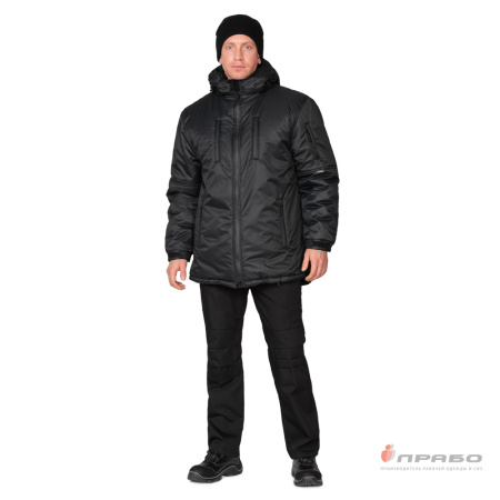 Куртка мужская утеплённая "Вегард" чёрная