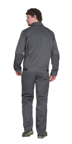 Костюм СИРИУС-ФАВОРИТ куртка, брюки т.серый со св.серым