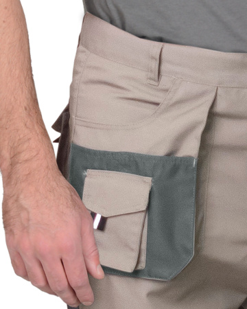 Брюки СИРИУС-ОБЕРОН песочный с зеленым