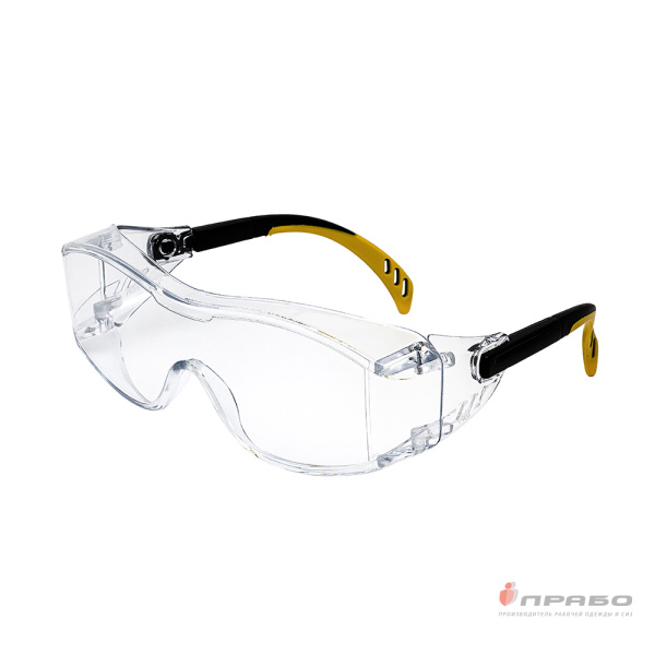 Очки защитные открытые антизапотевающие с двухсторонним покрытием "Практик" прозрачные