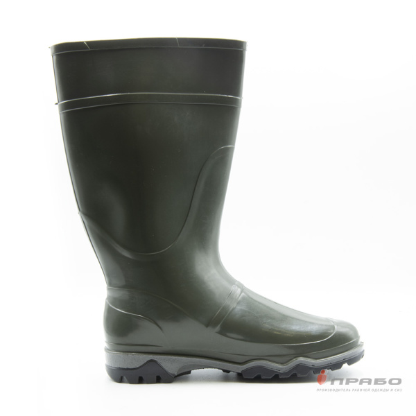 Сапоги женские ПВХ с усиленной подошвой "Дюна 370" оливковые