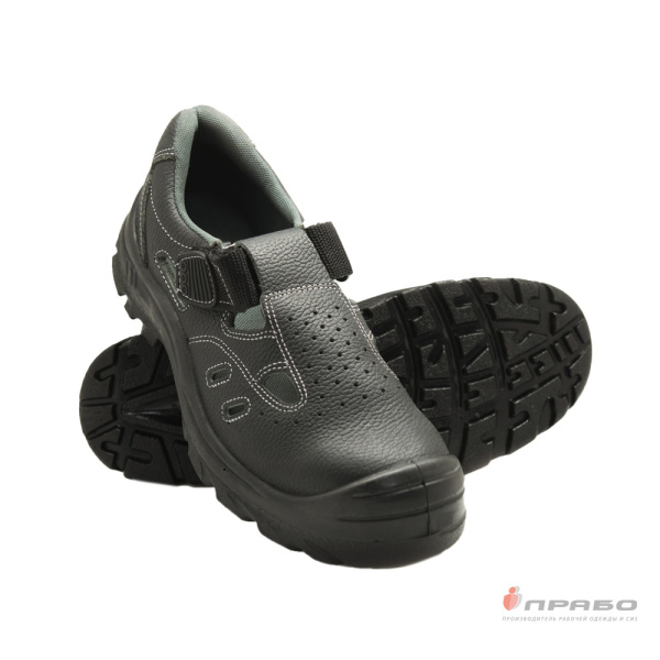 Сандалии "Мастер Л S1Р" на подошве ПУ с антипрокольной стелькой чёрные