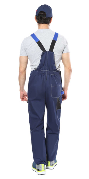 Полукомбинезон СИРИУС-ФАВОРИТ-МЕГА т.синий с черным и васильковым, СОП