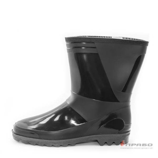 Сапоги мужские ПВХ "Дюна 140" с широким голенищем чёрные (26 см)