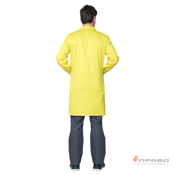 Халат рабочий мужской "Технолог" жёлтый