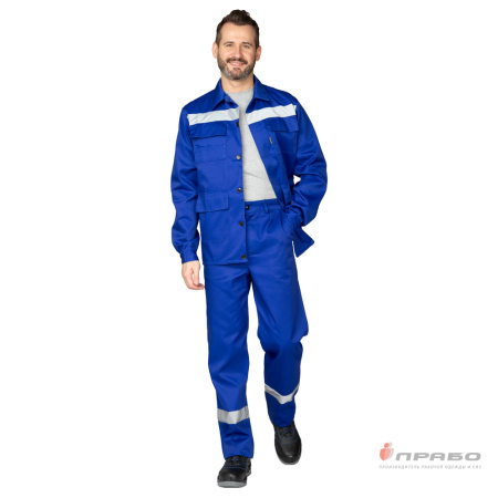 Костюм мужской летний "Урал" васильковый