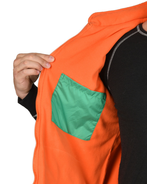 Жилет СИРИУС-ЕВРОПА удлиненный (на подкладке флис) зеленое яблоко