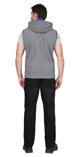 Жилет СИРИУС-ТЕХНО серый (флис дублированный)