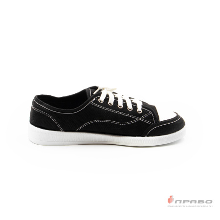 Туфли-кеды чёрные