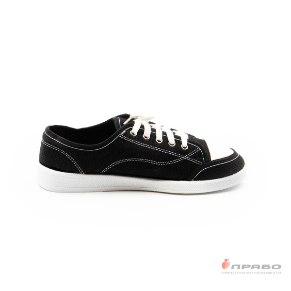 Туфли-кеды чёрные