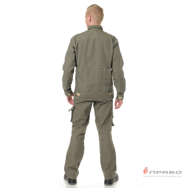 Костюм мужской "Викинг" хаки (куртка, брюки, ремень, футболка)