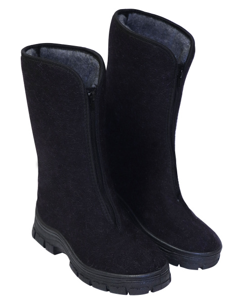 Полусапоги суконные ПРОЩАЙ МОЛОДОСТЬ женские, высота 30 см